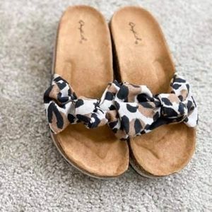 Leopard Sandals